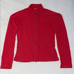 Lululemon Red Running Zip Up Jacket Size 8